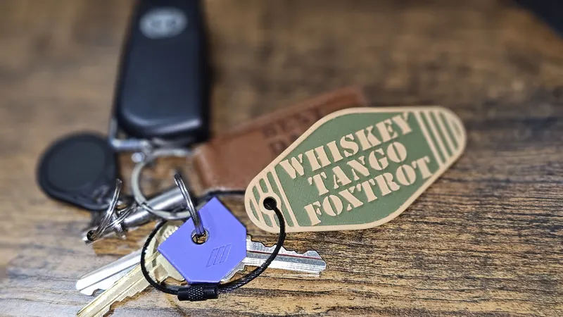 Custom Keychain - Personalized 3D printed keychain